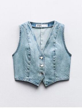 Zara Denim Vest